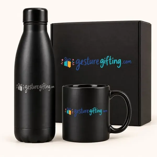 Bottle & Mug Gift Set with your logo