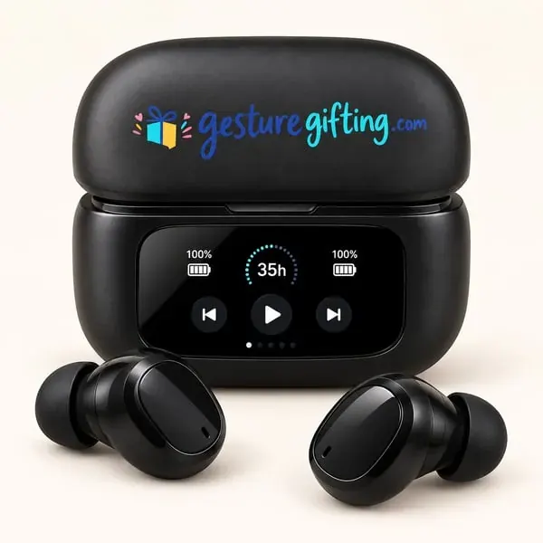 Earbuds with Display Case with your logo