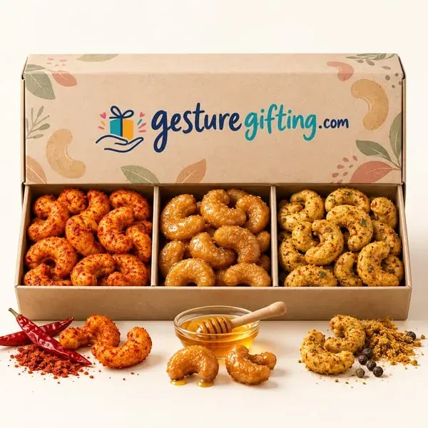 Flavoured Cashew Trio with your logo