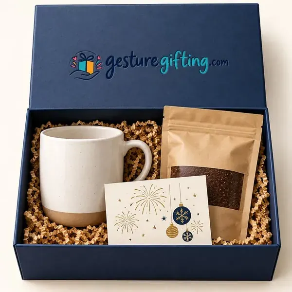 New Year Coffee & Mug Box with your logo