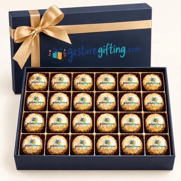 Premium Truffle Box 24 pcs with your logo