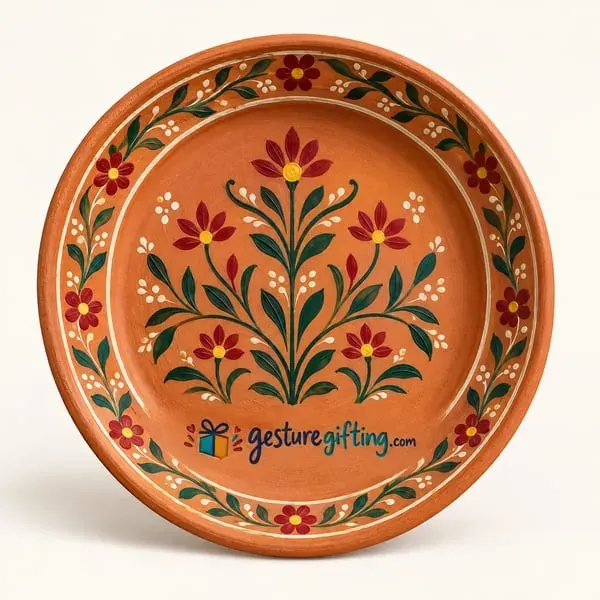 Terracotta Wall Plate with your logo