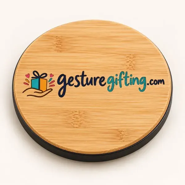 Wooden Wireless Charger with your logo